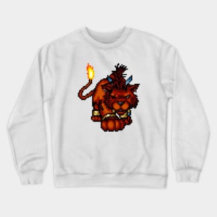 FF7 Nanaki/Red XIII Pixelart Crewneck Sweatshirt